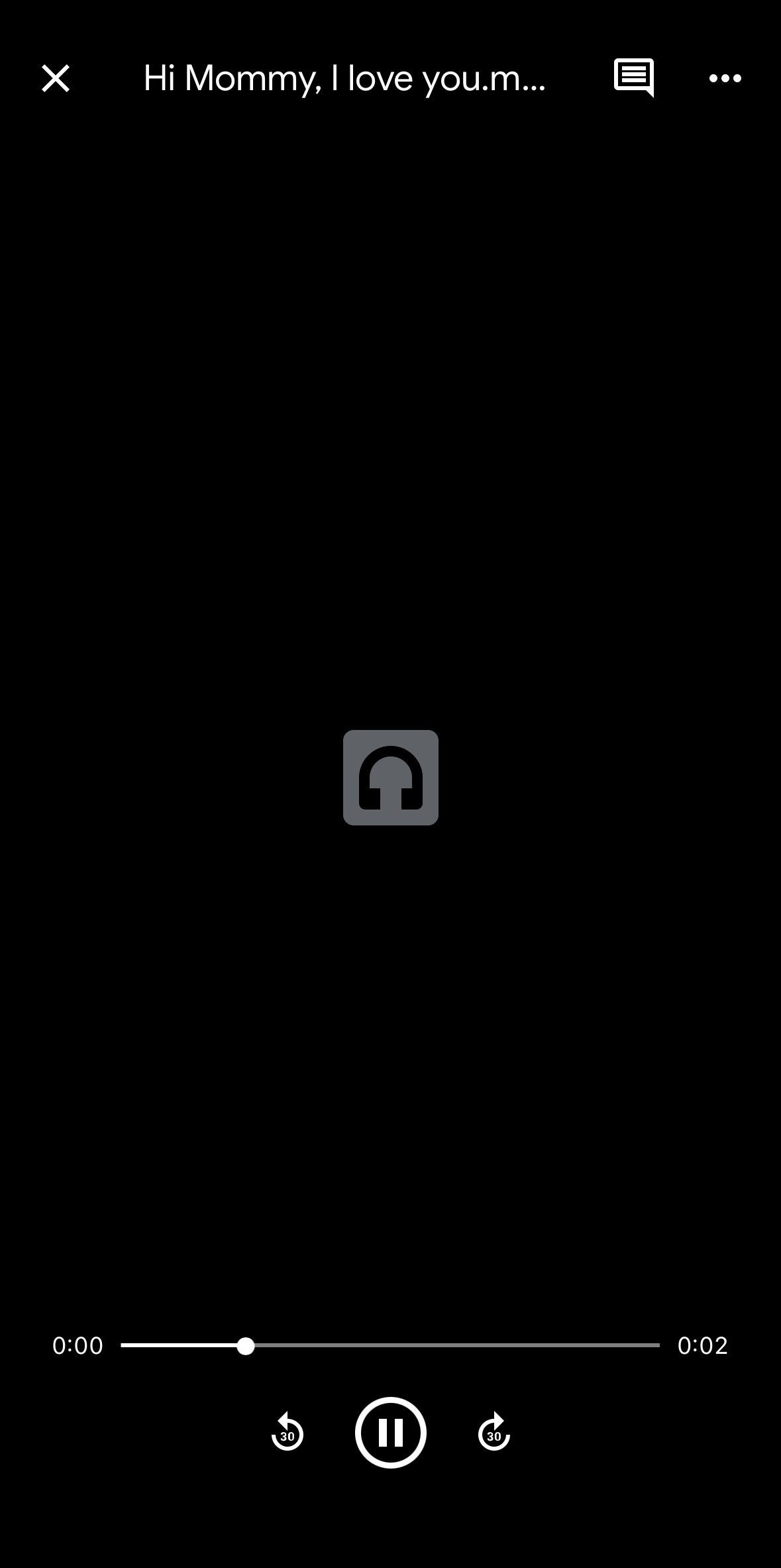 Voice Message Magnet