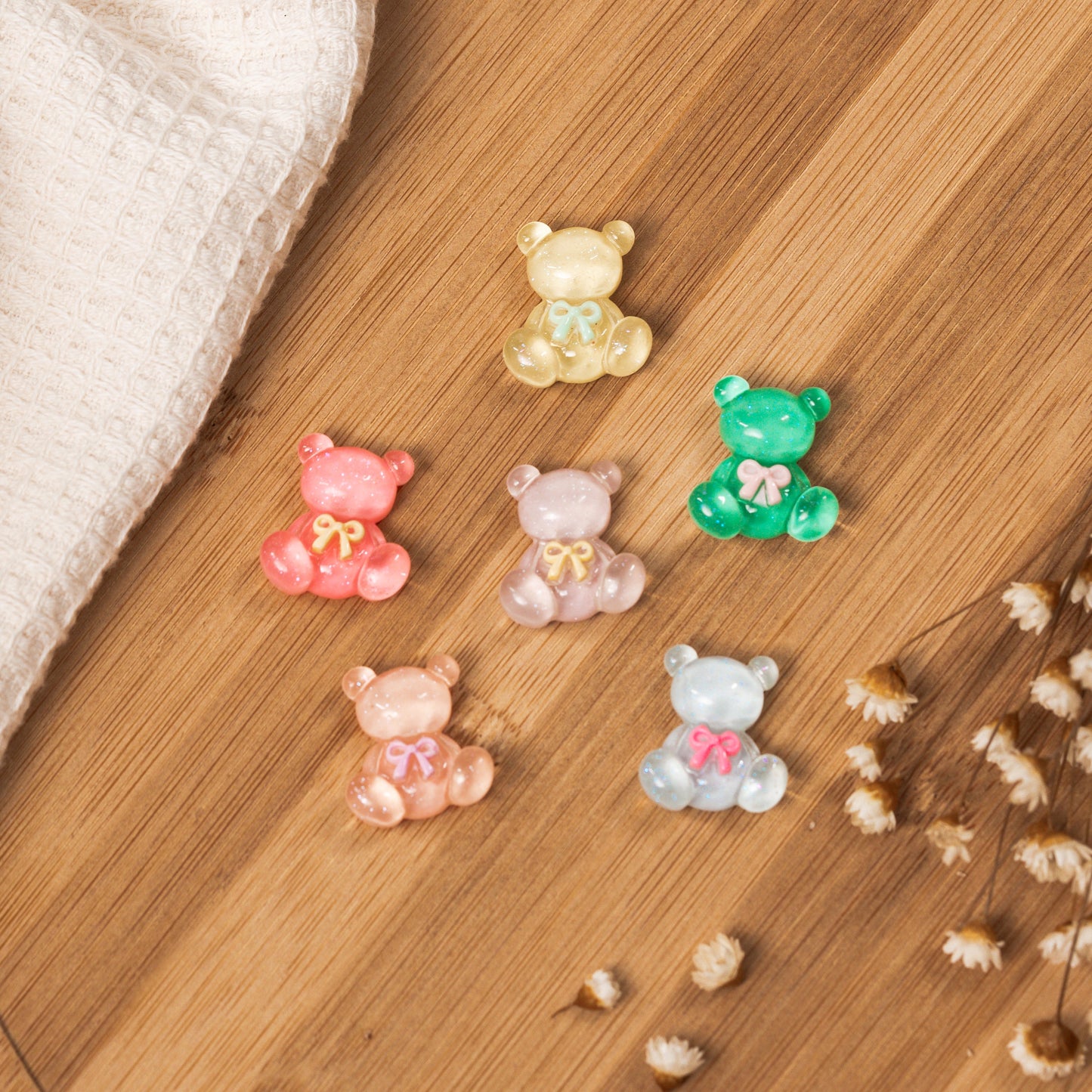 6pcs Mini Bears Magnets