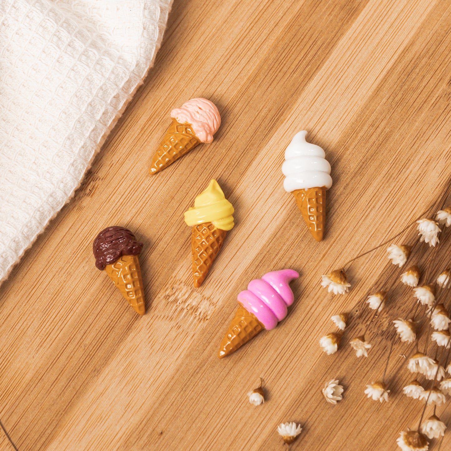 5pcs Mini Ice Creams Magnets