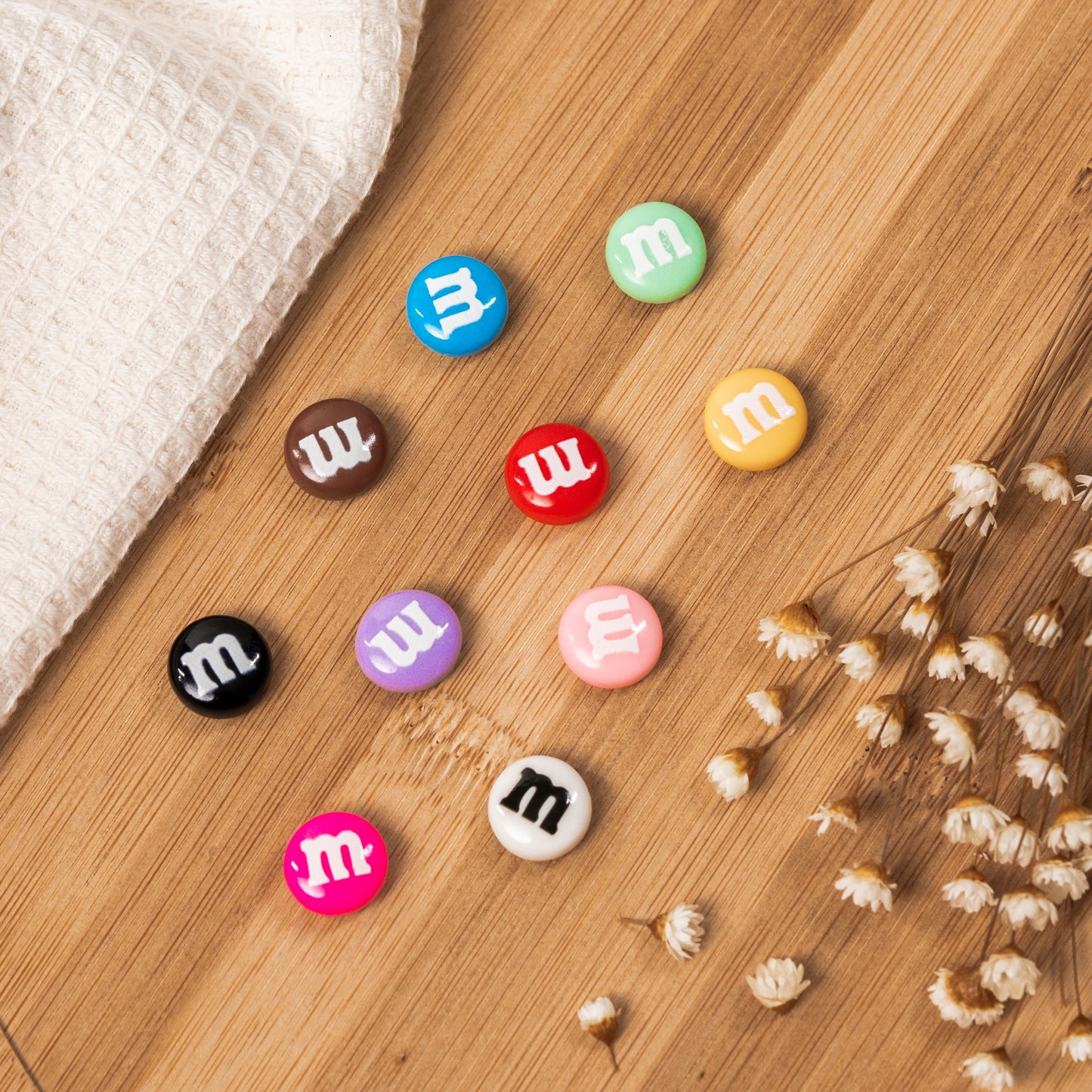 10pcs Mini M&Ms Magnets